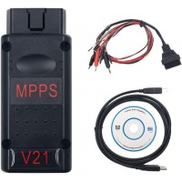  Mpps V21 ECU Main + Tricore + Multiboot Chips Setting Tool with Breakout Tricore Cable Eeprom Programmer Mpps V18 V16