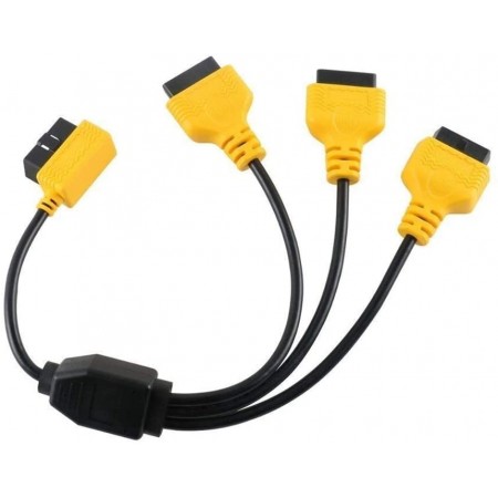 Cable 1 to 3 Converter Adapter Wire Car Extension Cord Multi-function