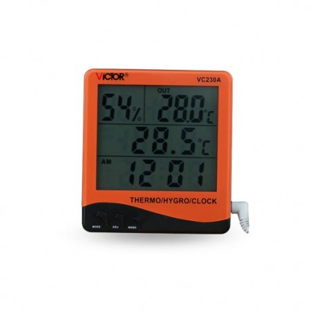 Digital thermo-hygrometer Victor 230 A Thermometers Victor 4.68 euro - satkit