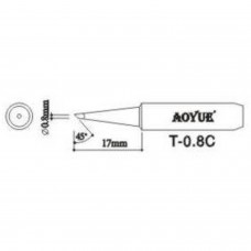 Aoyue T0,8c Replacement Soldering Iron Tips