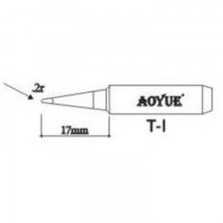 AOYUE TI Replacement soldering iron tips Soldering iron tips Aoyue 1.00 euro - satkit