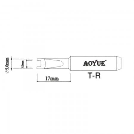 AOYUE TR Replacement soldering iron tips Soldering iron tips Aoyue 2.97 euro - satkit