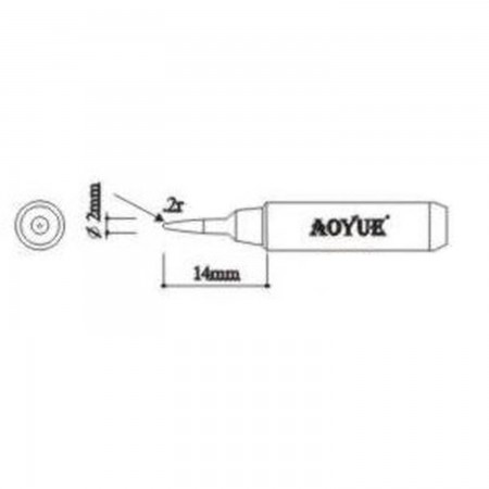 AOYUE TSB Replacement soldering iron tips Soldering iron tips Aoyue 1.20 euro - satkit