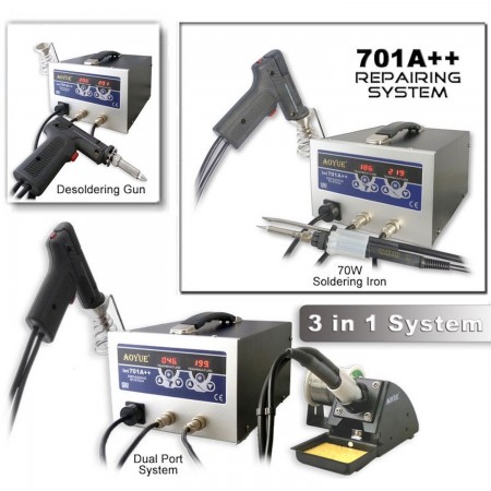 REPAIRING SYSTEM 701A++ Soldering stations Aoyue 153.00 euro - satkit