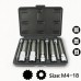 10pc Long XZN Triple Square Spline Bit Socket Set CAR TOOLS  15.00 euro - satkit