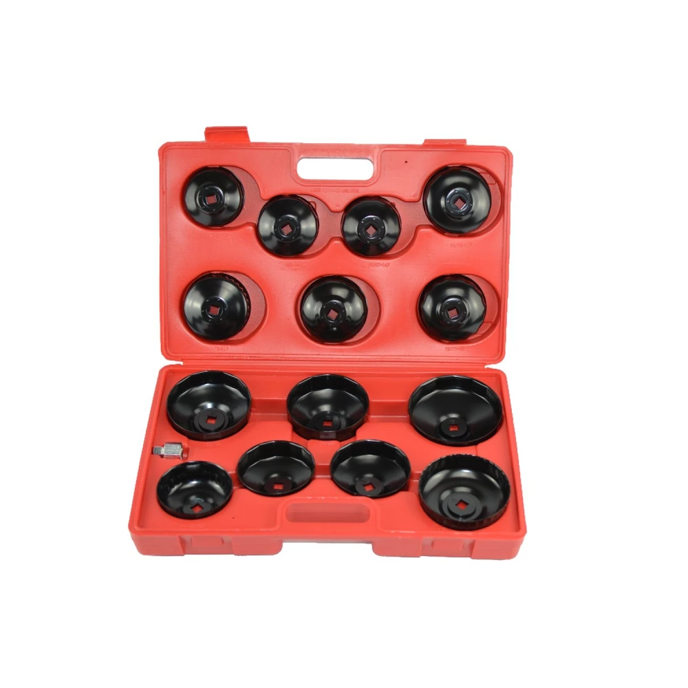 14 Pc Juego de Llaves Cazoletas para Filtros de Aceite TSX TOOL