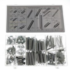 200 X Spring Set / Extended Compression Expansion Tension Springs Zinc In Tray