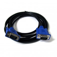 5 Meter 3+5 Vga 15 Pin Male To Male Plug Computer Monitor Cable Wire Cord