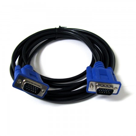 3 Meter 3+5 VGA 15 Pin Male to Male Plug Computer Monitor Cable Wire Cord Electronic equipment  1.50 euro - satkit