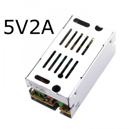 5v 2A Dc Universal Regulated Switching Power Supply 10w for CCTV, Radio, Computer Project, Led Transformers  4.00 euro - satkit