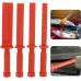 Set de Raspadores de Cincel Plástico de 4 Piezas - Herramientas Esenciales para Remoción de Adhesivos y Calafateo sin Dañar Superficies