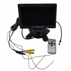 7 Inch Tft Color Lcd Car Rear View Camera Monitor Support Rotating The Screen And 2 Av Inputs