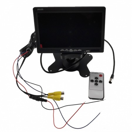7 Zoll Tft Farbe Lcd Auto Rückfahrkamera Monitor Unterstützung Drehen des Bildschirms und 2 Av Eingänge RASPBERRY PI  29.00 euro - satkit