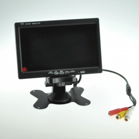 Monitor encastrab 7  color 800x480, 2 entradas video conmutables para camara coche, cctv RASPBERRY PI  26.00 euro - satkit