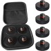 Tesla Model 3/S/X/Y rubber lifting jack, 4 rubber discs with a storage case, Tesla vehicle accessories rubber lifting jack rubber lifting jack.