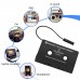 Bluetooth Car Cassette Adapter,BT 5.0 Car Cassette Adapter with Built-in Handsfree for Calling