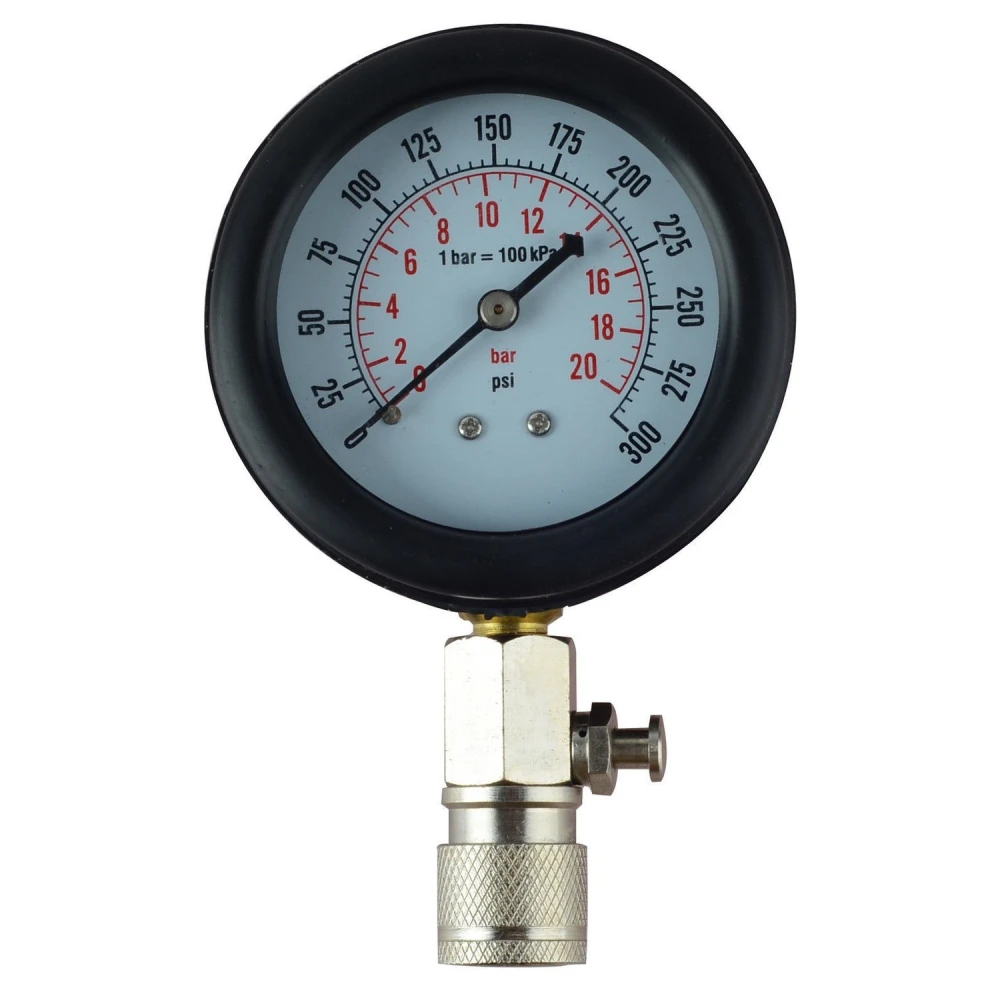 Kit completo de compresímetro gasolina con tubo flexible y conectores rápidos