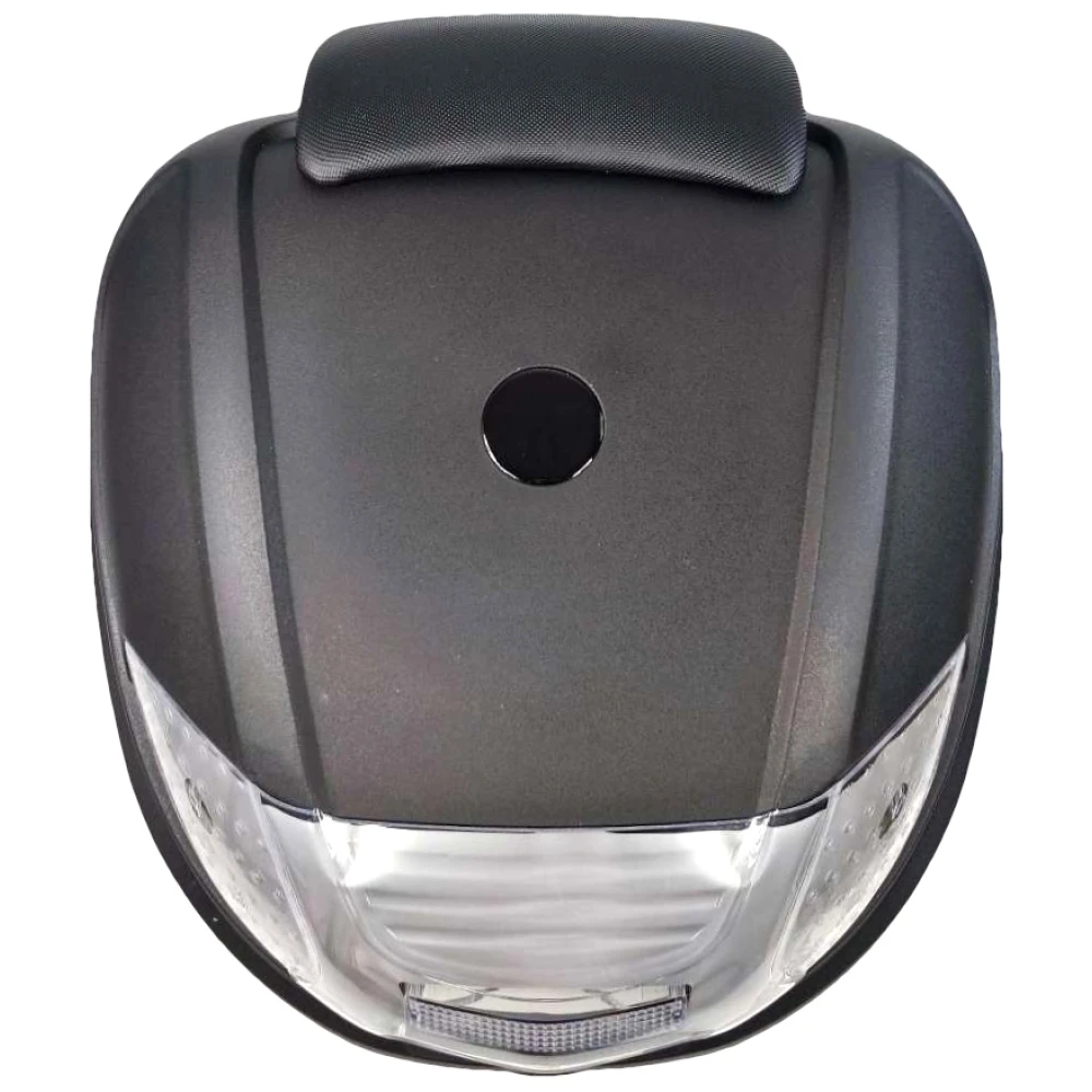 812 Baúl Universal de Moto Scooter Maleta 30 L Portacascos para 1 Casco