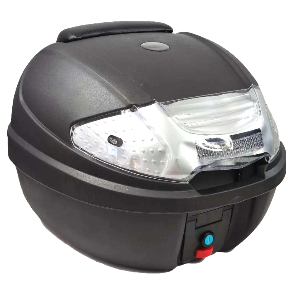 812 Baúl Universal de Moto Scooter Maleta 30 L Portacascos para 1 Casco