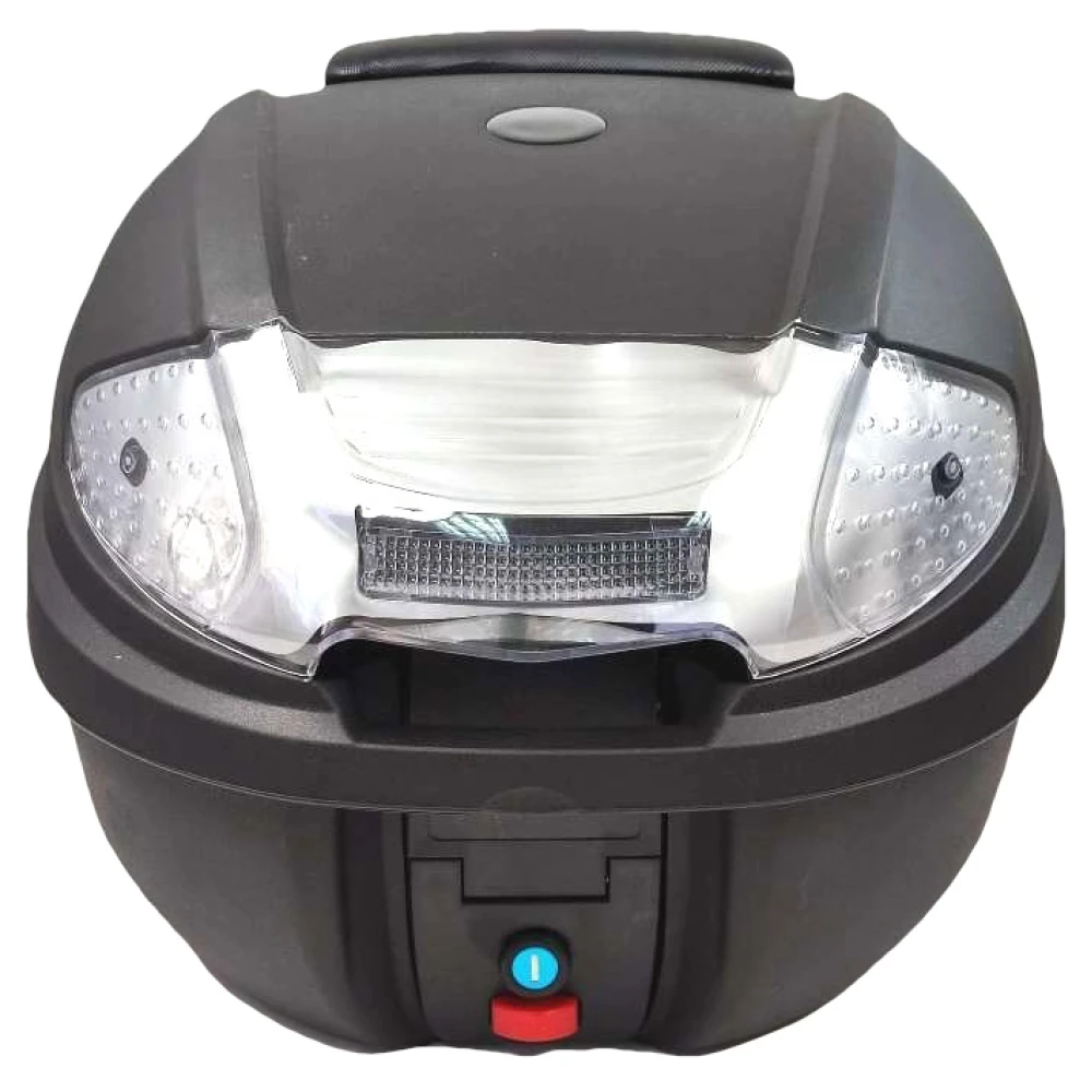 812 Baúl Universal de Moto Scooter Maleta 30 L Portacascos para 1 Casco