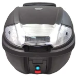 812 Baúl Universal de Moto Scooter Maleta 30 L Portacascos para 1 Casco