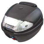 812 Baúl Universal de Moto Scooter Maleta 30 L Portacascos para 1 Casco