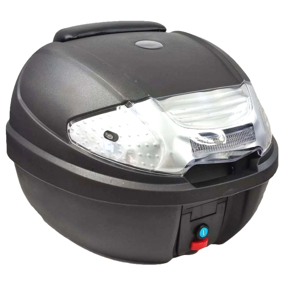 812 Baúl Universal de Moto Scooter Maleta 30 L Portacascos para 1 Casco