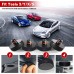 Tesla Model 3/S/X/Y rubber lifting jack, 4 rubber discs with a storage case, Tesla vehicle accessories rubber lifting jack rubber lifting jack.