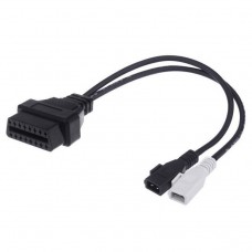 2x2pin To 16pin Obd2 Diagnostic Cable Compatible With Vw Audi Seat Skoda Vag Obd Obdii Adapter Connector