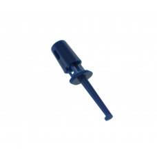 Single Hooks Testing Probe Connecting Wire Clips 4cm Blue