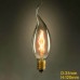 C35 Vertikale E14 Filament Glühbirne 40W Edison Vintage Dekorativen Industrie