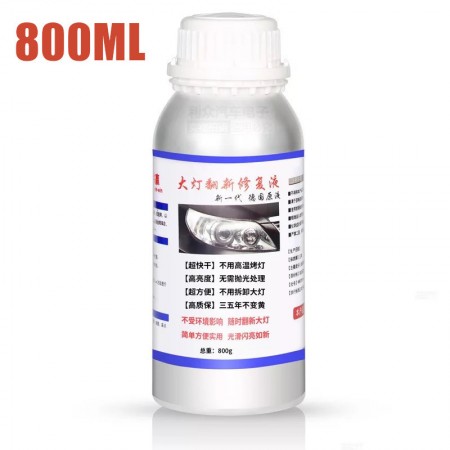 Liquid polymer for headlight restoration, bottle of 800ml
