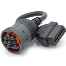 J1939 9pin To Obd2 16pin Adapter Cable