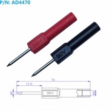 Ad4470 Instrument Test Probe 4mm Banana Socket On One End And The Other End Is 2mm  Probe