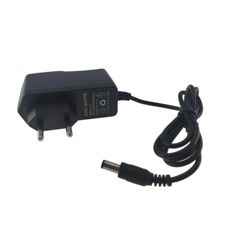Adaptador corriente 12V 1A conector 5.5mm - seguro y versátil para tus dispositivos
