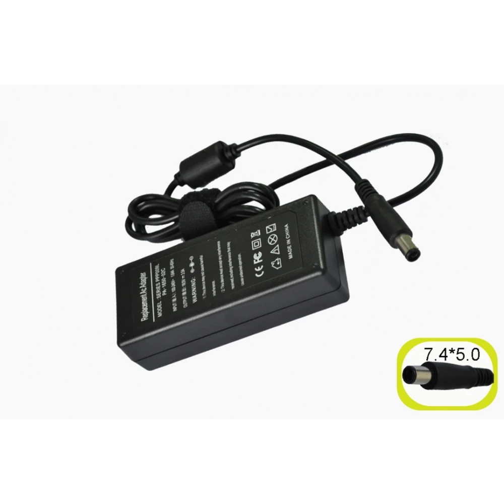 Adaptador corriente HP 65W 18.5V 3.5A PA-1650-02C compatible para portátiles HP