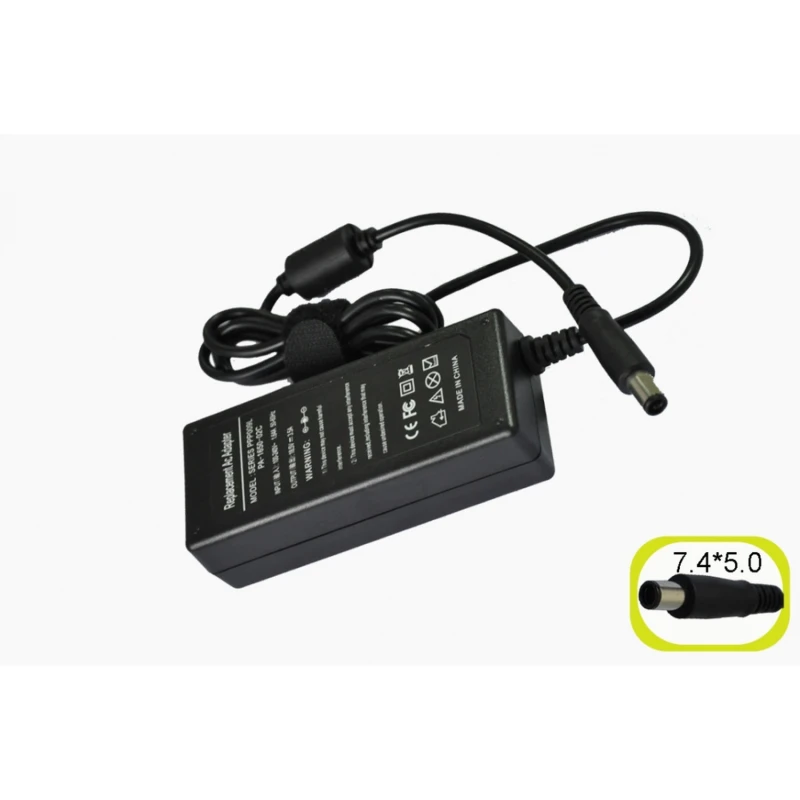 Adaptador corriente HP 65W 18.5V 3.5A PA-1650-02C compatible para portátiles HP