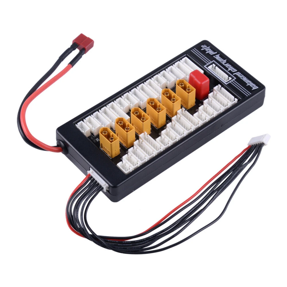 Adaptador de carga LiPo 2-6S con conector XT60 para baterías de alta calidad