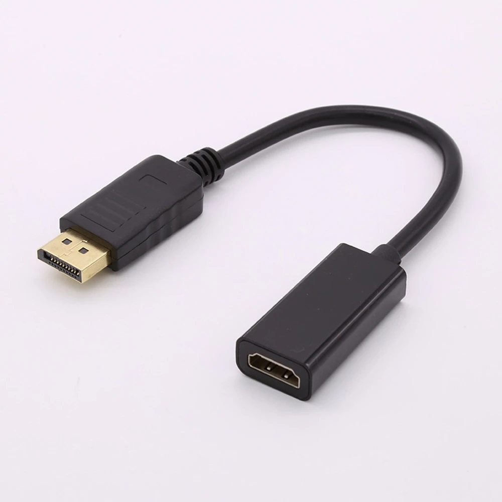 Adaptador Displayport macho a HDMI Hembra para conexión audiovisual