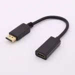 Adaptador Displayport macho a HDMI Hembra para conexión audiovisual