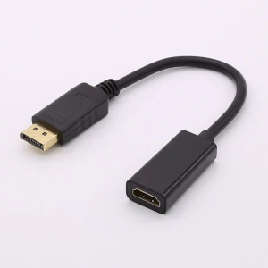 Adaptador Displayport macho a HDMI Hembra para conexión audiovisual