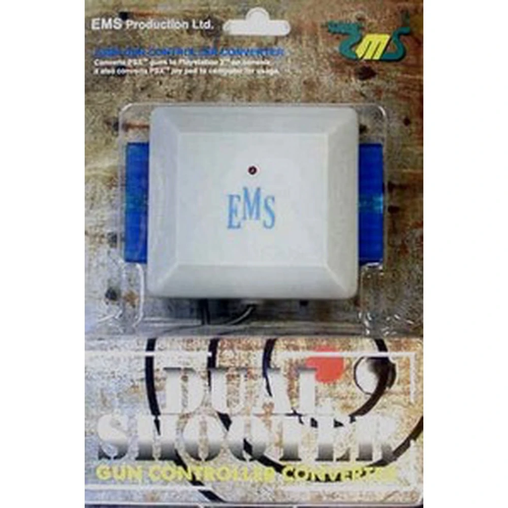 Adaptador EMS Dual Shooter PSX PS2 a PS3 PC para pistolas y mandos