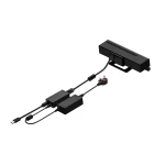 Adaptador Kinect Xbox One X conectado a consola y sensor Kinect