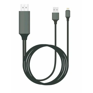Adaptador Lightning a HDMI para iPhone - Cable HDTV Apple compatible iOS