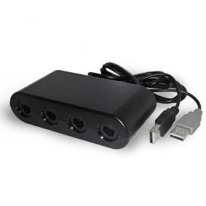 Adaptador mandos Gamecube para Nintendo Wii U y PC compatible Super Smash Bros