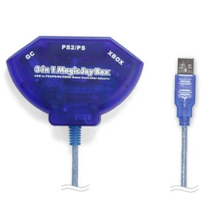 Adaptador mandos PS2 Xbox GameCube a PC USB 3in1 Magic Joy Box