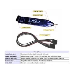 Adaptador Spear para 360 Xtractor: Extrae Keys Liteon sin Soldar