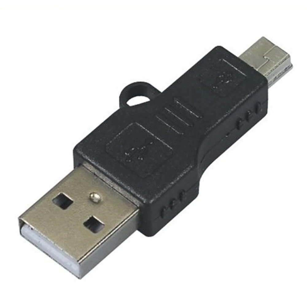 Adaptador USB macho a Mini-USB macho para conexiones versátiles