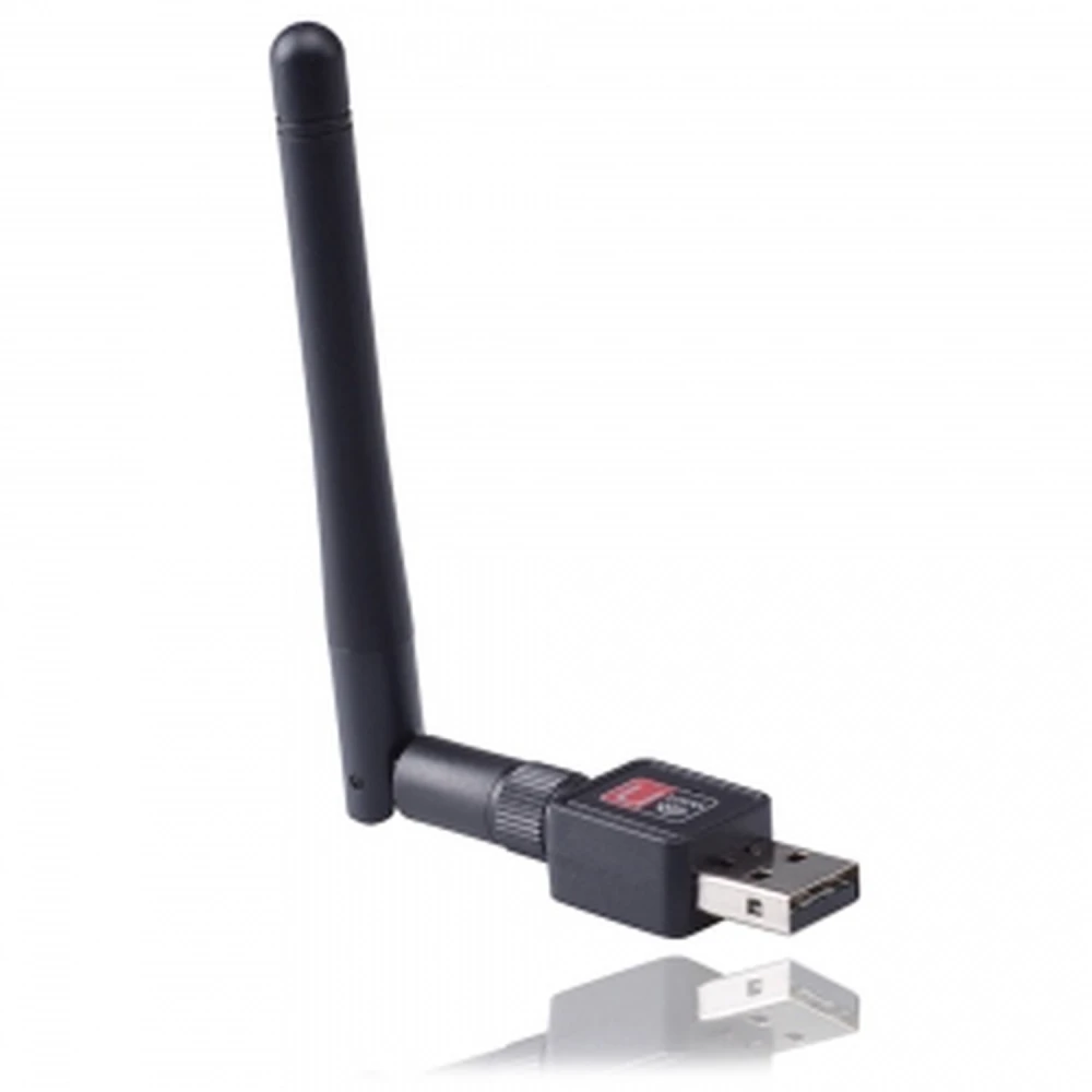 Adaptador USB Wifi RT7601 con antena 150mb para conexión inalámbrica estable