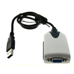 Adaptador VGA USB para pantalla adicional compatible con Windows y Linux